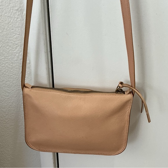 Madewell ‘The Simple’ Nude Tan Leather Crossbody Bag - Picture 5 of 12